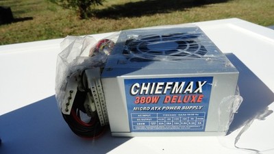 Chiefmax 380 power supply micro ATX open box good condition