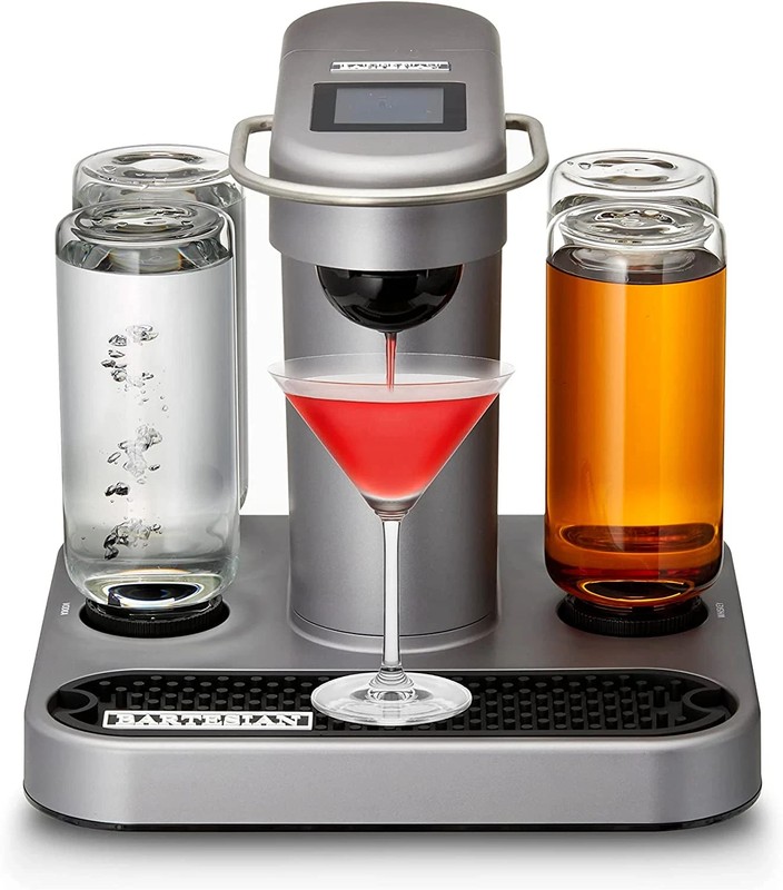 Bartesian Premium Cocktail and Margarita Machine for the Home Bar with Push-Butt