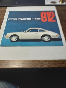 Porsche 912 Brochure April 1965 Car Sales Catalog
