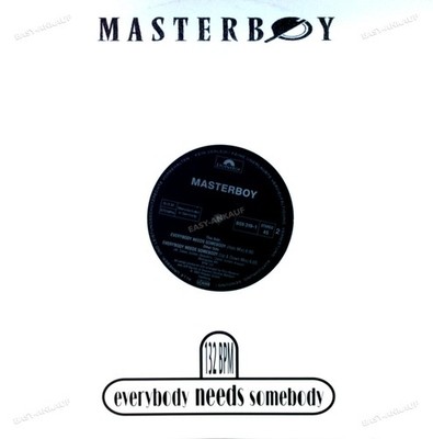 Masterboy - Everybody Needs Somebody Maxi (VG+) '