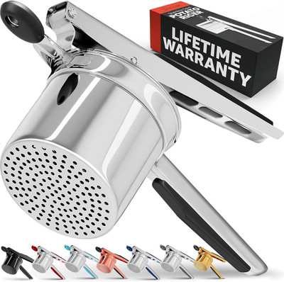 Prioritychef Large 15Oz Potato Ricer, Heavy Duty Stainless Steel Potato Masher a