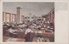 Actuarial Division Female Workers Metropolitan Life Insurance postcard IP19