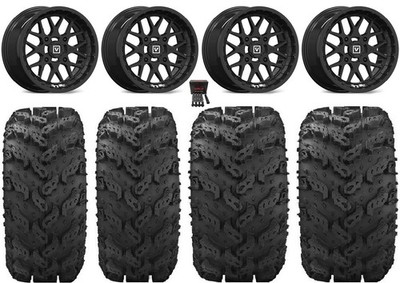 Valor V03 14'' Wheels Black 27'' Reptile Tires Can-Am Commander Maverick
