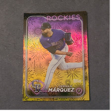 Topps 2024 Series 2 German Marquez Fireworks #618 /5 Colorado Rockies