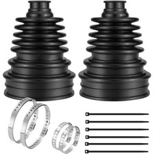 Hochwertige Gelenkmanschetten aus Gummi, 19-24 mm Durchmesser, Schwarz