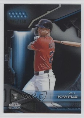 2026 Topps Chrome Black Blue Refractor 45/150 CJ Kayfus #44 Rookie RC 1u7g