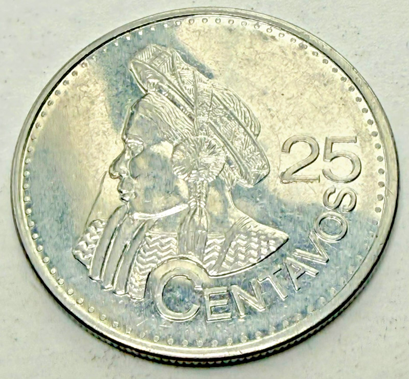 GUATEMALA 25 CENTAVOS 2016 COIN