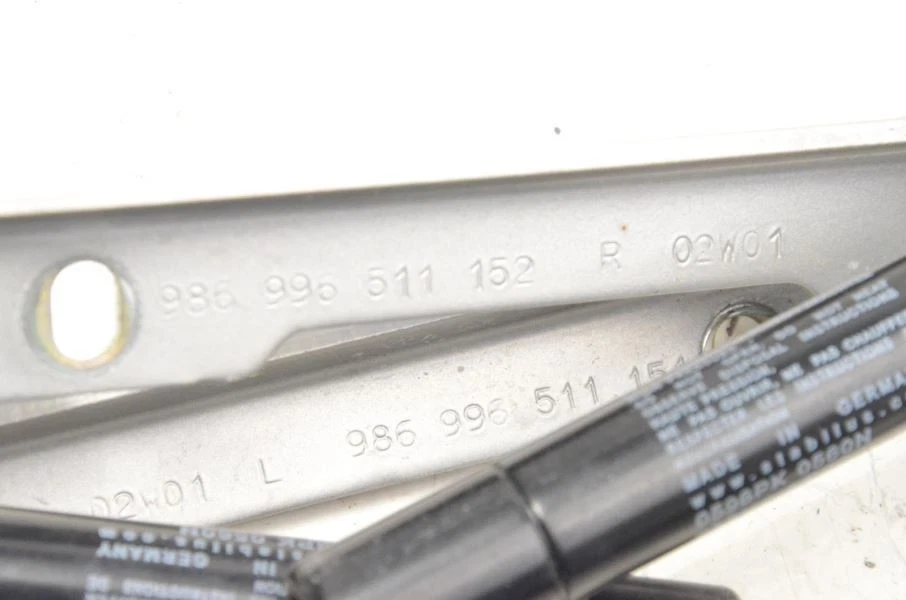 Par de bisagras capó Porsche 911 Convertible 966 2001-2005 3,4 L 985886511152 Foto 4 de 4