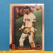 Topps 2025 Series 1 Ceddanne Rafaela Future Stars Red Sox #148 Baseball Card