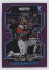 2022 Panini Prizm Tier III Purple Prizm Payton Henry #267 0nr3