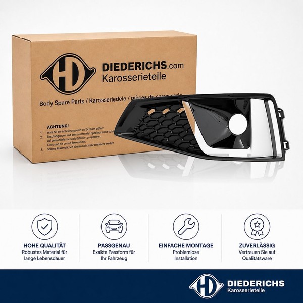 LÜFtungsgitter StossfÄNger Links Diederichs 1020347 FÜR Audi-image