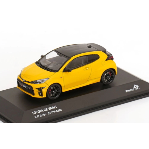 Toyota Yaris Gr 2024 Yellow 1:43 Solido Auto Stradali -D- Neues Modell-image