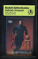 BAS 1997 Upper Deck Court Perspectives Terrell Brandon #171 Authentic Auto 3c7