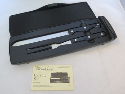 Pampered Chef Carving Set #1041 - Complete - New - o5