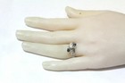 GIA certified 14k white gold 1.31ct engagement diamond sapphire ring Natural — photo 10