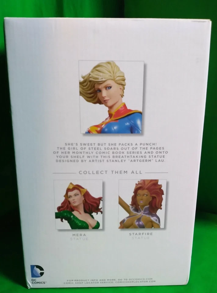 DC Collectibles DC Comics Cover Girls Supergirl Statue # 2870/5000 Sideshow NIB  - Image 3 of 4