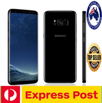 New Samsung Galaxy S8, G9500, Unlocked Smartphone 64GB, 5.8  Black, SYDNEY STOCK