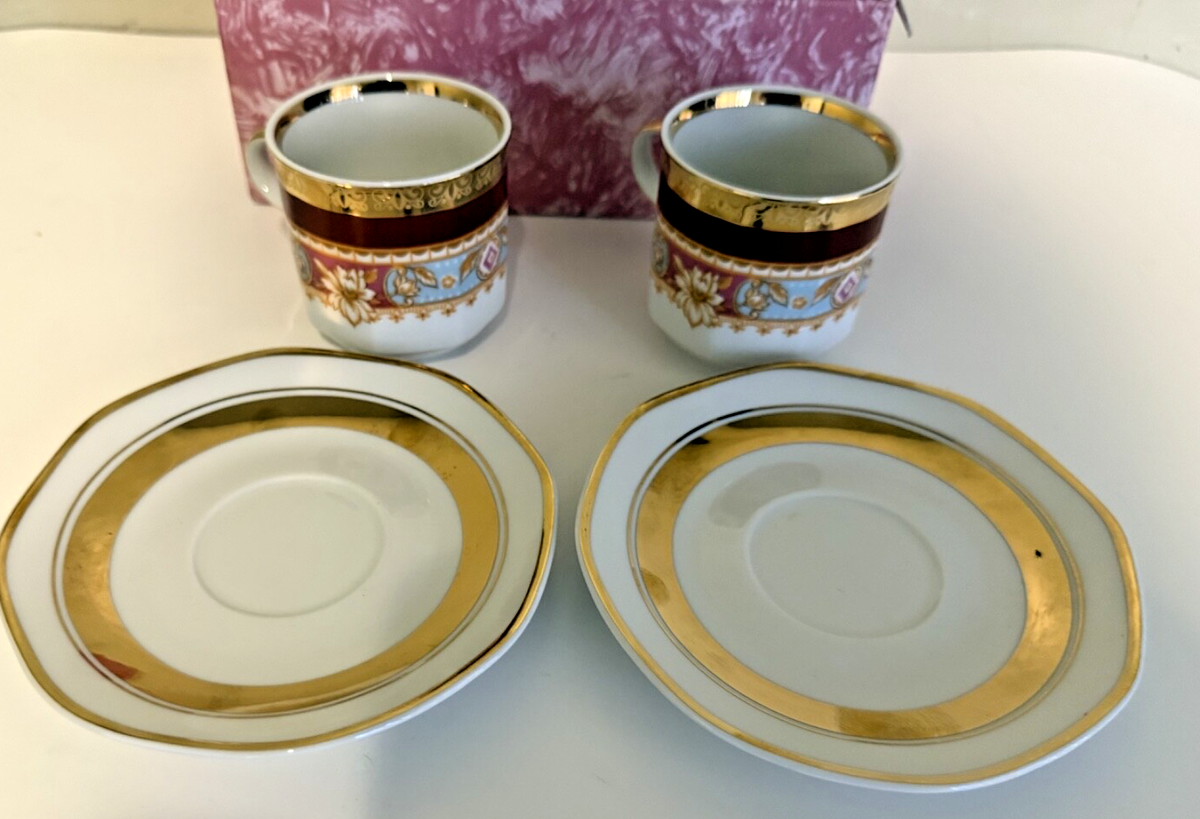 Vintage M Z Czech Republic Cup and Saucer Set | eBay