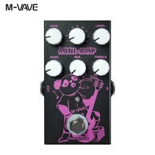 MINI-AMP Pre-amp Simulation M-VAVE Guitar Effects Pedal Distortion Overdrive