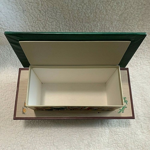 NOAHS ARCHE DEKORATIVER BEHÄLTER BOX Punze Klappdeckel Wachspappe EUC - Bild 6 von 7
