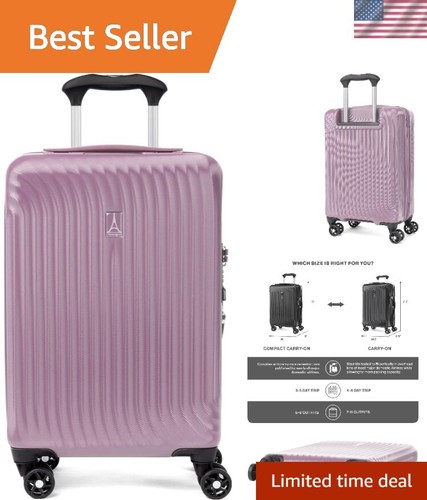 20 Inch Hard Shell Carry On Luggage, 8 Wheels, Expandable, Travel, Lightweight