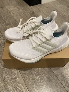 Adidas Ultraboost 21 x Parley Primeknit Mens Running Shoe White FZ1927 NEW Multi - Athletic Shoes