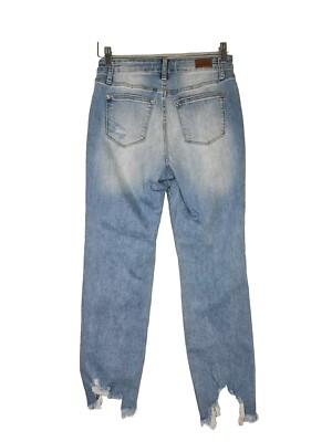 Judy Blue Women's Mid Rise Boyfriend Jeans - 5 Pocket Stretchy Denim, Comfort Fit