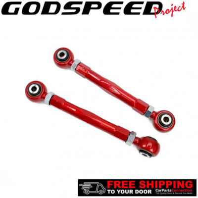 Godspeed Adjustable Rear Toe Arms with Spherical Bearing For A4/A4 Quattro 09-15