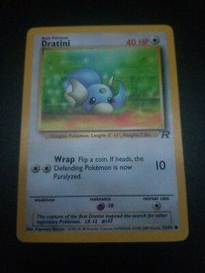 1995 dratini pokemon card value Dratini  Base Set First Edition #26(Shadowless)