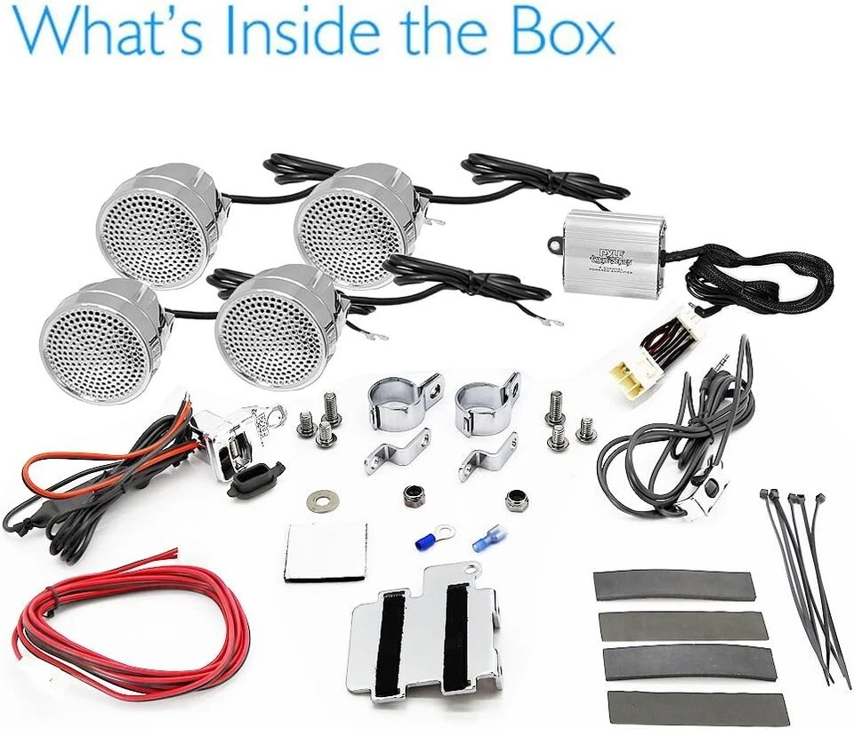 Pyle 1200 Watt Verstärker mit zwei Lenkerhaltung aus Aluminium-Druckgusswetter L - Bild 3 von 3