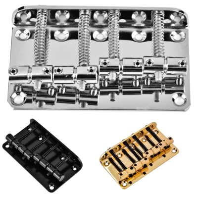 Professional Metal Viersaitige Bass Bridge Für 4-saitige E-Bass-Gitarre (Gol USE