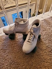 Riedell USA Vintage Aerobiskate SureGrip Super X 4R Roller Skates White, Women 7