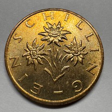 1991 Austria 1 Schilling - Beautiful Coin - #A-062-B