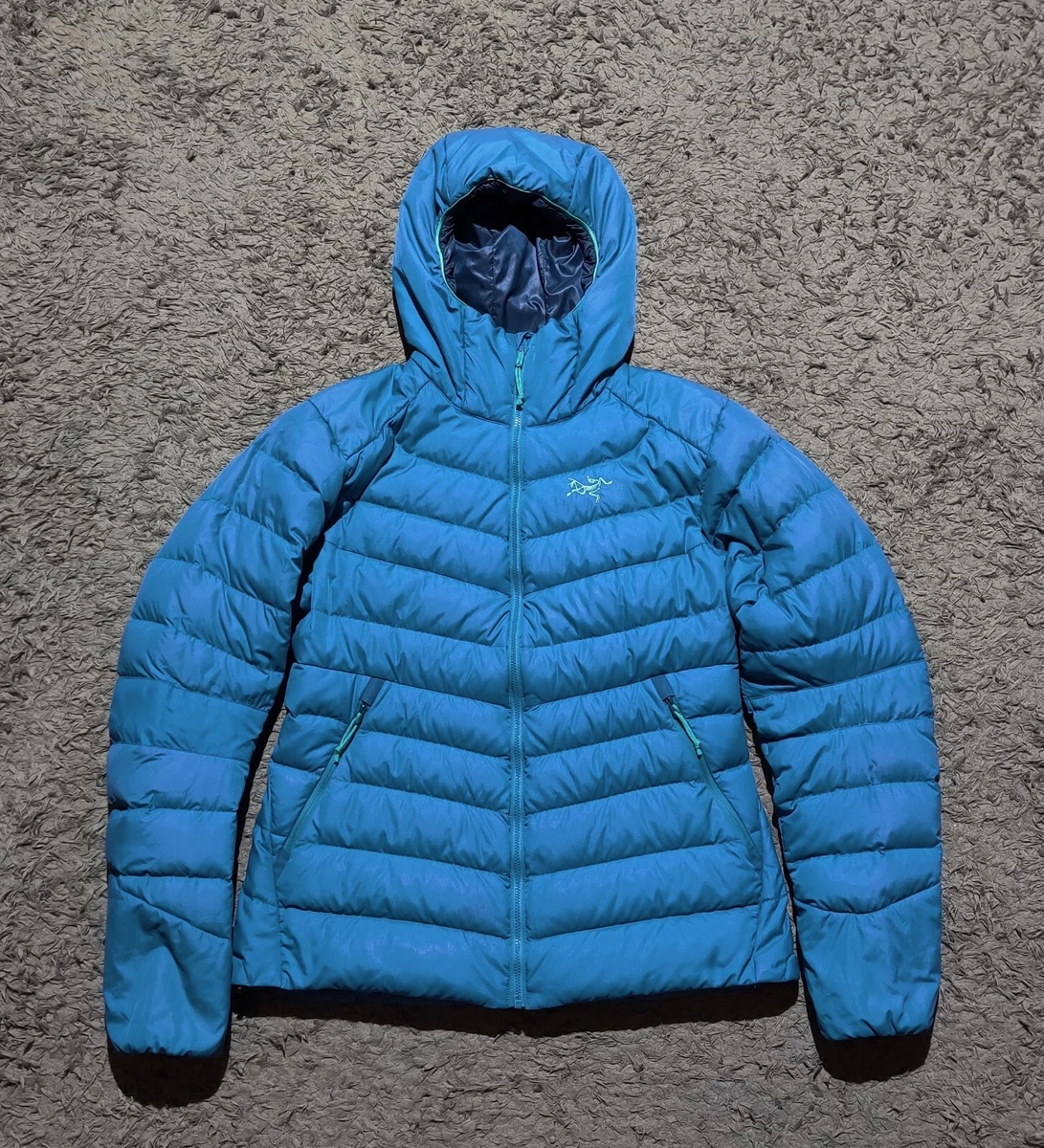Arcteryx (Womens M) Cerium Hoody Lightweight Puffer Down Jacket - Blue