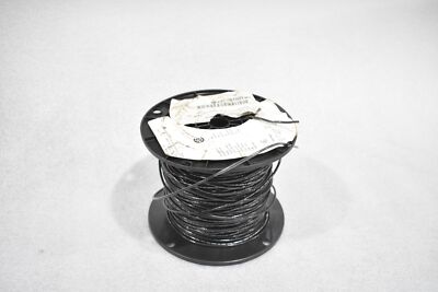 INDUSTRIAL WIRE 6G-1601-02-ROHS WIRE HOOKUP 16AWG STR 600V, BLACK