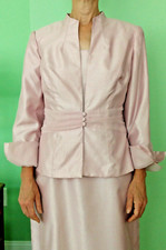 Women's MOB 2 pc Jacket Dress Dressy Bridal Pageant Formal Sz 12 Rose Mauve