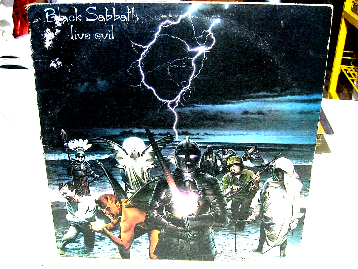 Black Sabbath LIVE EVIL Vintage 1982 Warner Bros DOUBLE Album VG
