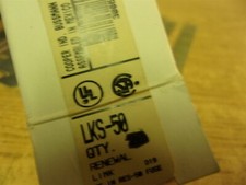 NEW Buss LKS-50 Bussman renewal Fuse Links, Lot of 10  FREE SHIPPING 
