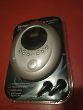NEW Audiovox DM8220 Portable CD Player w/Ear Buds Silver Factory Sealed