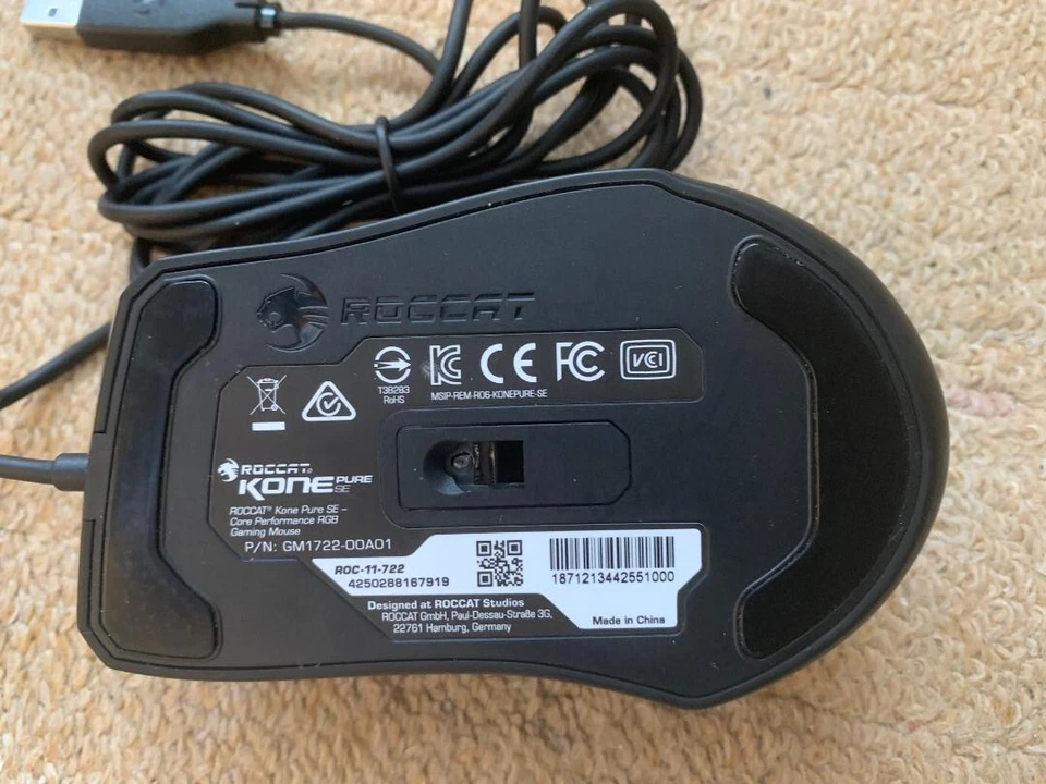 ROCCAT KONE PURE SE GAMING WIRED MOUSE ROC-11-722- P/N : GM1722-00A01 - Image 2 of 2