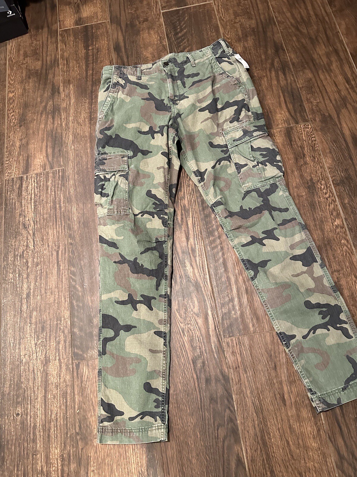 NWT Gap Cargo Camo Pants Mens 36x36 Slim Taper Military Stretch eBay