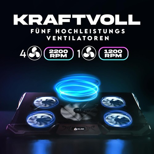 Cyclone - Laptop Kühler - NEU - Ständer - Maximale Kühlung - Verhindere Über... - Bild 2 von 7