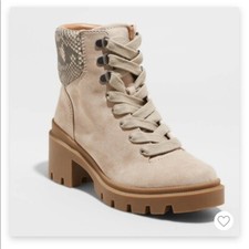 NIB - UNIVERSAL THREAD Women's 'CALLIE' Taupe HIKING LUG BOOT - 11