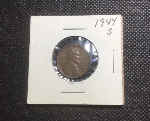 1944  S Lincoln Cent Circulated. Free Shipping!!!
