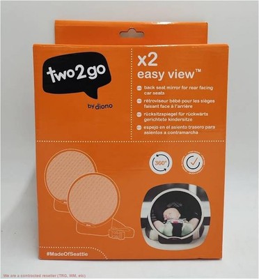 Diono Mirror Easy View - Silver - 2pk