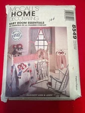 McCall's, 8549. Home Decorating, Baby Room Essentials, UNCUT