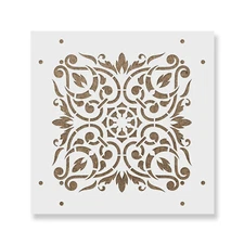 Arabesque Stencil - Durable & Reusable Mylar Stencils
