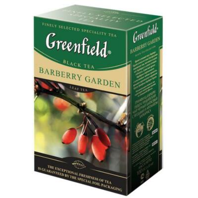 Tee Greenfield herbal BARBERRY GARDEN 100g чёрный чай с ягодами барбариса лист