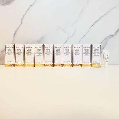 10 x Sisley Sisleya Anti Age Eye And Lip Contour Cream 2ml/.06oz = 20ml 0.6oz
