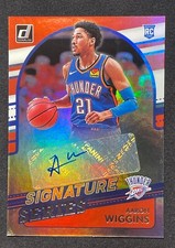 2021-22 Panini Donruss - Signature Series #SS-AWG Aaron Wiggins (AU, RC)